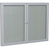 GHEPA23648VX193 - Ghent 2 Door Enclosed Vinyl Bulletin Board wi...