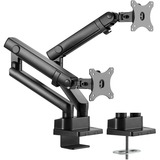 Amer Mounting Arm for Curved Screen Display, Flat Panel Display - Matte Black - 2 Display(s) Supported - 32" Screen Support - 16 kg Load Capacity - 75 x 75, 100 x 100