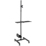 Tripp Lite by Eaton Mobile Workstation with Monitor Mount - For 17" to 32" Displays Height Adjustable