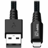 Eaton Tripp Lite Series Heavy-Duty USB-A to Lightning Sync/Charge Cable, UHMWPE and Aramid Fibers, MFi Certified - 6 ft. (1.83 m)