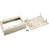 Middle Atlantic 2348-3-WH Mounting Kits Wiremold 2348-3wh Mounting Box - White - Polyvinyl Chloride (pvc) (2348-3-wh) 23483wh 786776523591