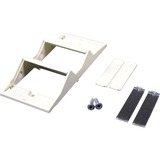 Middle Atlantic CM-ARA-WH Faceplates & Mounting Boxes Wiremold Cm Angled Raceway Adapter - White - Plastic (cm-ara-wh) Cmarawh 786776018790