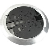 Wiremold RC4 Multi-Service Poke-Thru Finish Flange and Slide Holder Assembly - Poke-Thru Device...