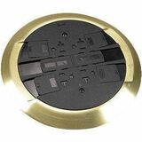 Legrand RC4CTCBS Cable Management Rc4 Multi-service Poke-thru Finish Flange And Slide Holder Assembly 786564131663