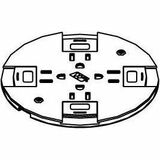 Legrand RC9SHTCAA Cable Management Rc9 Single-service Poke-thru Device Nonmetallic Slide Holder Assembly 786564055013