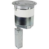 Middle Atlantic Evolution 6ATC2 Series Recessed Assembly with Surface Style Cover - Black - Poke...