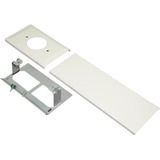 Wiremold 30TP Series Single Receptacle Cover - 1 x Total Number of Socket(s) - Ivory - Steel...