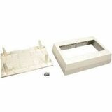 Middle Atlantic PSB3FW Cable Management Wiremold Eclipse Pn03, Pn05, Pn10 Three-gang Device Box Fitting - Box Fitting - Fog White (psb3fw) 786776061499