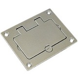 Legrand 828GFITCAL-NK Faceplates & Mounting Boxes Omnibox® Rectangular Nickel Gfi Cover Plate 828gfitcalnk 786564080107