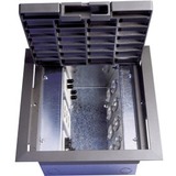 Middle Atlantic AC10105-2 Faceplates & Mounting Boxes Wiremold Ac10105-2 Series Raised Floor Box - 8-gang - Gray - Die-cast Zinc Ac101052 786564018773