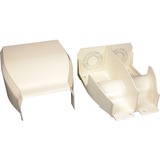 Wiremold Cablesmart 40N2 Divided Entrance End Fitting - End Fitting - Ivory (40N2F21V)