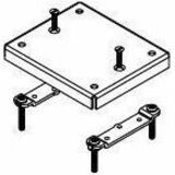 Wiremold Blank Flush Carpet Plate - Steel (428BL)