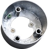 Wiremold Source I Mounting Box - Gray - Anodized Aluminum, Die-cast, Steel (437-11/2)