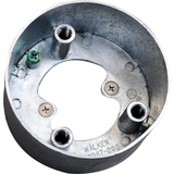 Wiremold Source I Mounting Box - Gray - Anodized Aluminum, Die-cast Zinc, Steel (437-2)