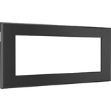 Wiremold Furniture Power Replacement Bezel for Basic Power Unit- Black - Black (RDSBBK)