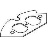 Wiremold CRFB Series Duplex Device Plate - for Commercial (CRFB-D-3)