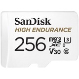 SanDisk High Endurance 256 GB microSD - 100 MB/s Read - 40 MB/s Write - 2 Year Warranty