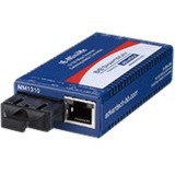 Advantech 10/100Mbps Miniature Media Converter with LFPT - 1 x Network (RJ-45) - 1 x SC Ports -...