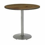 KFI+30%22+Round+Vintage+Wood+Bistro+Table