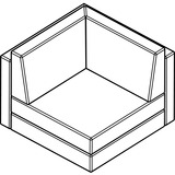 Arold+Cube+300+Corner+Armchair