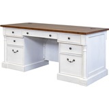 Martin Double Pedestal Executive Desk 7-Drawer