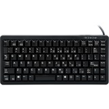 CHERRY G84-4100 Compact Keyboard - Cable Connectivity - PS/2, USB Interface - English (US) - Black