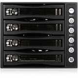 Istarusa BPU-340HD-BPL Drive Cabinets Bpu-340hd 3x 5.25" To 4x 3.5" 2.5" 12gb/s Hdd Ssd Hot-swap Rack Bpu340hdbpl 846813042703