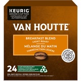 VAN HOUTTE K-Cup Breakfast Blend Light Coffee - Compatible with Keurig K-Cup Brewer - Light - Per Pod - 24 / Box