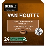 VAN HOUTTE K-Cup Colombian Coffee - Compatible with Keurig K-Cup Brewer - Medium - Per Pod - 24 / Box