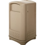 Rubbermaid Commercial Plaza 50 Gallon Container With Tray Top