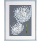 LLR04479 - Lorell White Flower II Framed Abstract Art
