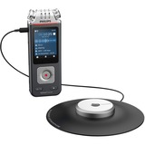 Philips DVT8110 VoiceTracer Digital Recorder - 8 GBmicroSD Supported - MP3 - Headphone - 2112 HourspeaceRecording Time
