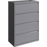 Lorell Fortress Series Lateral File - 36" x 18.6" x 52.5" - 4 x Drawer(s) for File - Letter, Legal, A4 - Lateral - Hanging Rail, Magnetic Label Holder, Locking Drawer, Locking Bar, Ball Bearing Slide, Reinforced Base, Adjustable Leveler, Interlocking, Ant