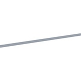 Lorell Double-wide Horizontal Panel Strip for Adaptable Panel System - 67" Width x 0.5" Depth x 1.8" Height - Aluminum - Silver