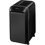 Fellowes Powershred LX220 Micro Cut Shredder - Micro Cut - 20 Per Pass - for shredding Paper, Credit Card, Paper Clip, Staples, Junk Mail - 0.2" x 0.5" Shred Size - P-4 - 2.13 m/min - 9" Throat - 20 Minute Run Time - 30.28 L Wastebin Capacity - Black