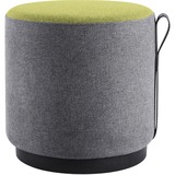 Lorell Contemporary Seating Round Foot Stool