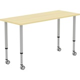 Lorell+Attune+Height-adjustable+Multipurpose+Rectangular+Table