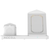 Accell 3 in 1 Fast Wireless Charger for smartphone, Apple watch, and Airpods