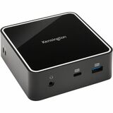 Kensington SD2400T Thunderbolt 3 Dual 4K Nano Dock - Thunderbolt 3 - 2 Displays Supported - 5K, 4K @ 60Hz - 5120 x 2880, 3840 x 2160 - 4 x USB Ports - 3 x USB Type-A Ports - USB Type-A - 1 x USB Type-C Ports - USB Type-C - Network (RJ-45) - DisplayPort - Thunderbolt - Wired - Gigabit Ethernet - Windows, macOS - 85W