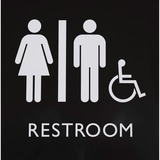 Lorell Unisex Handicap Restroom Sign