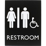 Lorell Unisex Handicap Restroom Sign