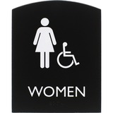 Lorell Arched Women's Handicap Restroom Sign