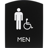 Lorell Arched Men's Handicap Restroom Sign
