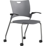 9+to+5+Seating+Bella+Fixed+Arms+Mobile+Stack+Chair