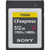 Sony TOUGH CEB-G512 512 GB CFexpress Card Type B - 1 Pack - 1.66 GB/s Read - 1.45 GB/s Write