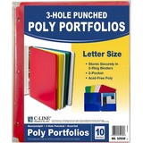 C-Line+Two-Pocket+Heavyweight+Poly+Portfolio+Folder