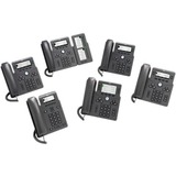 Cisco 6861 IP Phone - Corded - Corded/Cordless - Wi-Fi - Wall Mountable