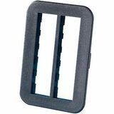 Ortronics Tracjack Furniture Plate Herman Miller, Beltline, Four-Port, Black - 4 x Socket(s) -...