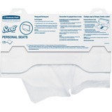 Scott Toilet Seat Covers - 15" (381 mm) Width x 17" (431.80 mm) Length - For Toilet - 125 / Pack - White