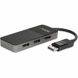 StarTech 3-Port DisplayPort 1.4 Splitter, DisplayPort to 3x DP Multi-Monitor Adapter, Triple 4K Computer MST Hub, Windows Only